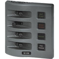 Blue Sea 4304 WeatherDeck Water Resistant Fuse Panel  4 Position  Grey 4304