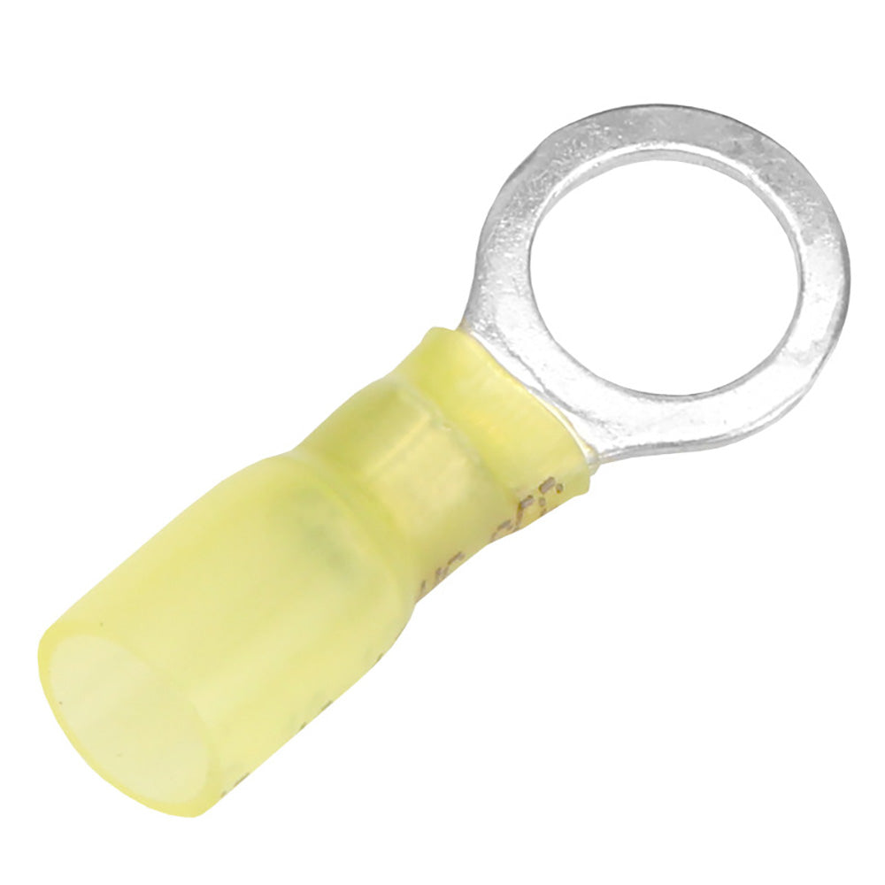 Pacer 1210 AWG Heat Shrink Ring Terminal  38 Stud Size  100 Pack TE1038R100